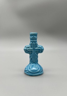 Підсвічник блакитний 