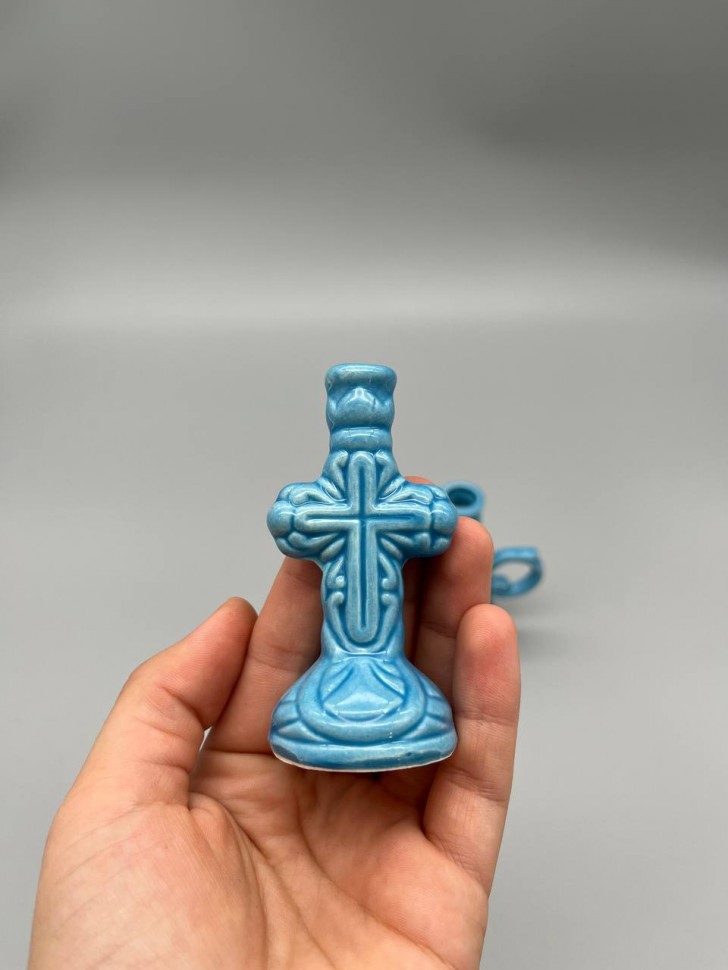 Підсвічник блакитний 
